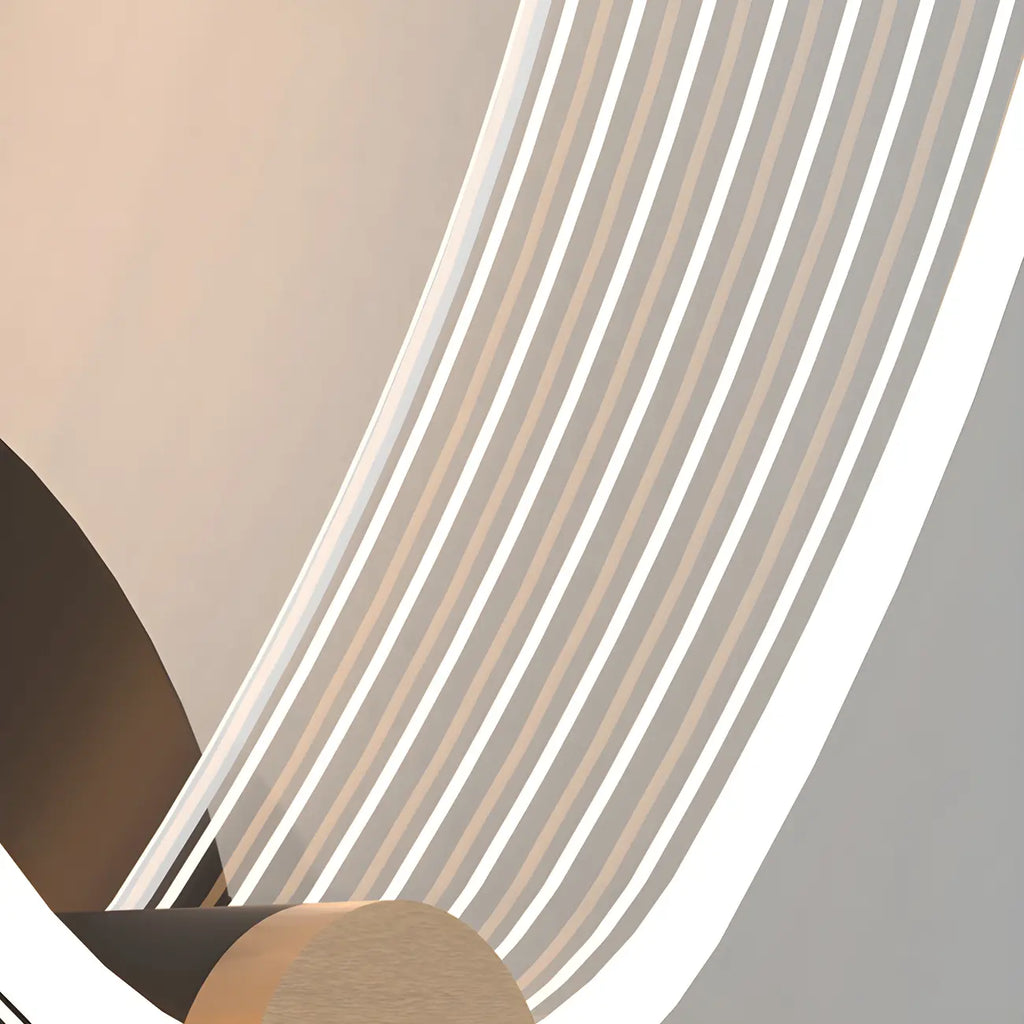 Applique murale LED géométrique minimaliste pour espaces intérieurs