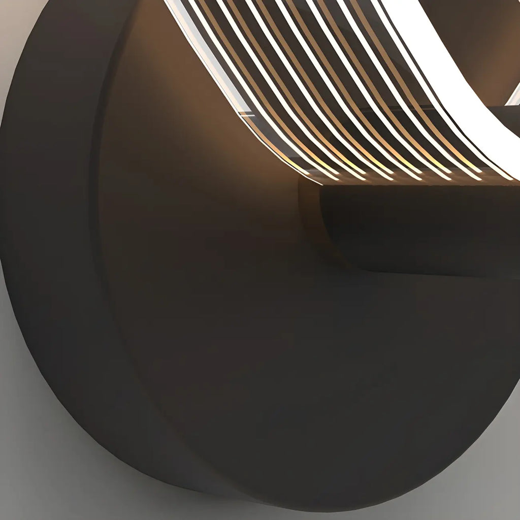 Applique murale LED géométrique minimaliste pour espaces intérieurs