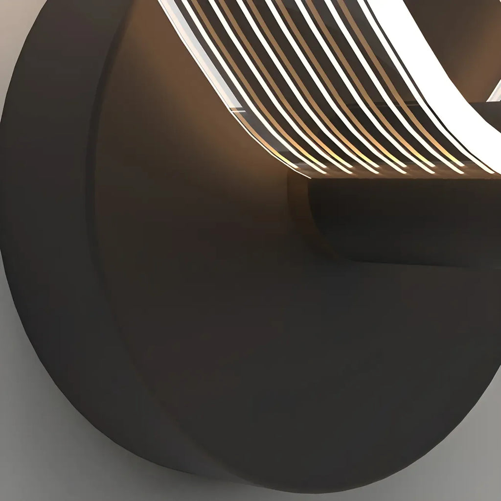 Applique murale LED géométrique minimaliste pour espaces intérieurs