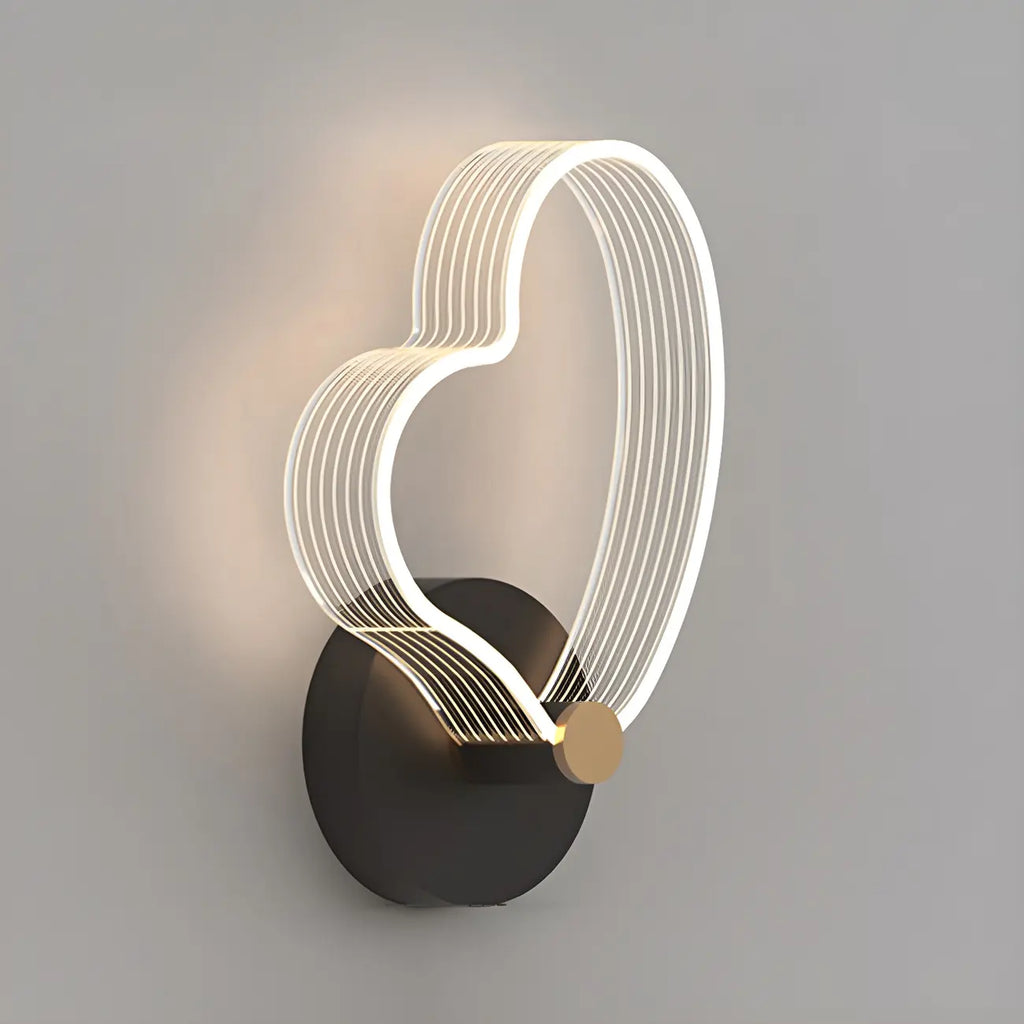 Applique murale LED géométrique minimaliste pour espaces intérieurs