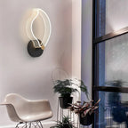 Applique murale LED géométrique minimaliste pour espaces intérieurs
