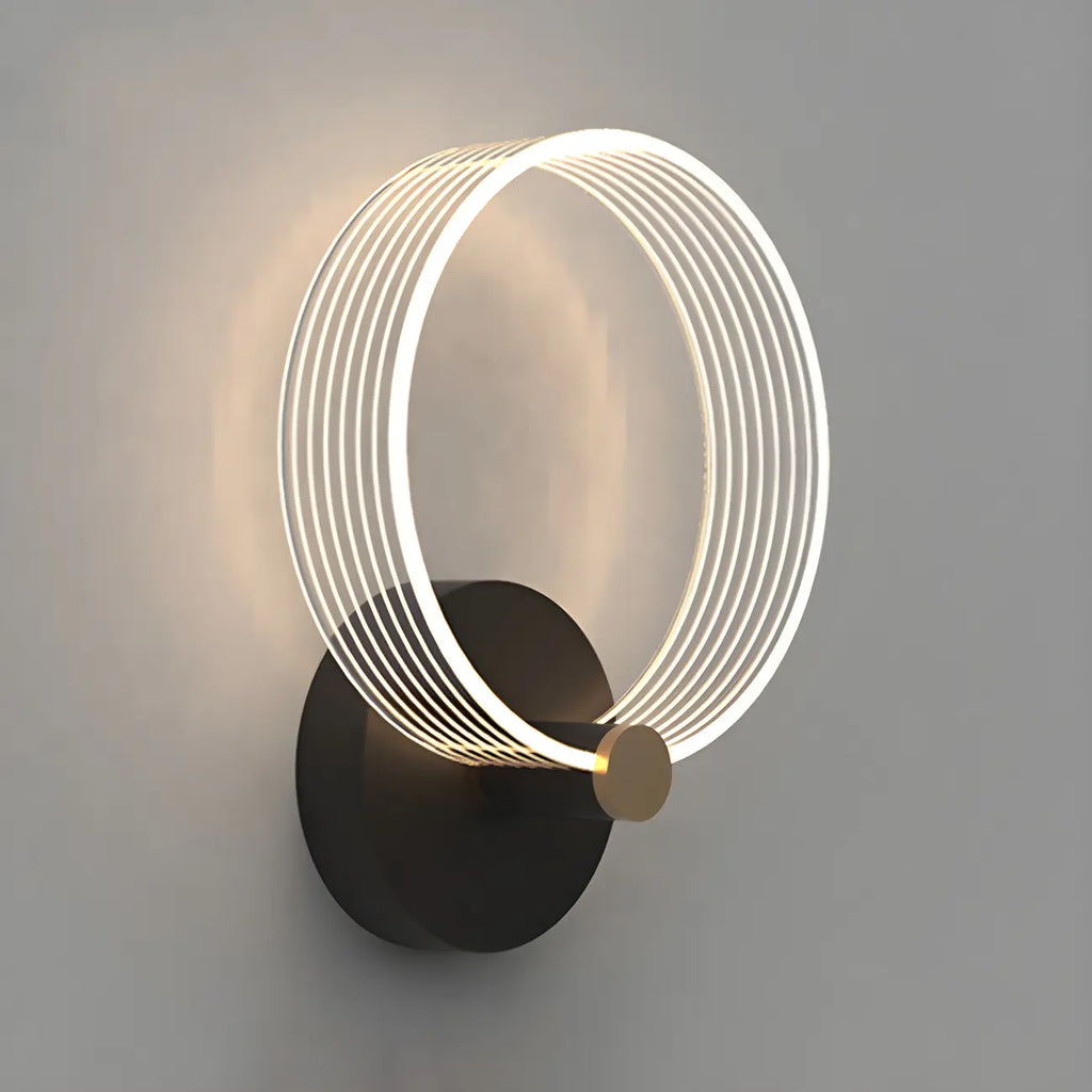 Applique murale LED géométrique minimaliste pour espaces intérieurs