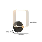 Applique murale LED géométrique minimaliste pour espaces intérieurs