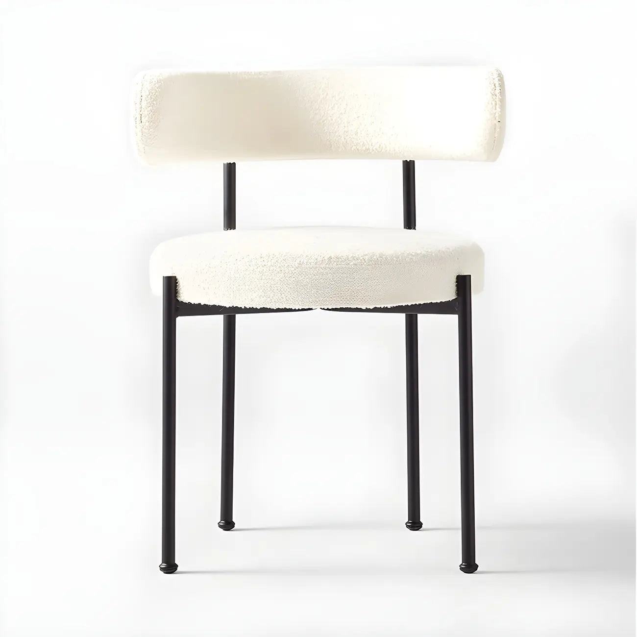 Chaises de salle à manger contemporaines recouvertes de tissu