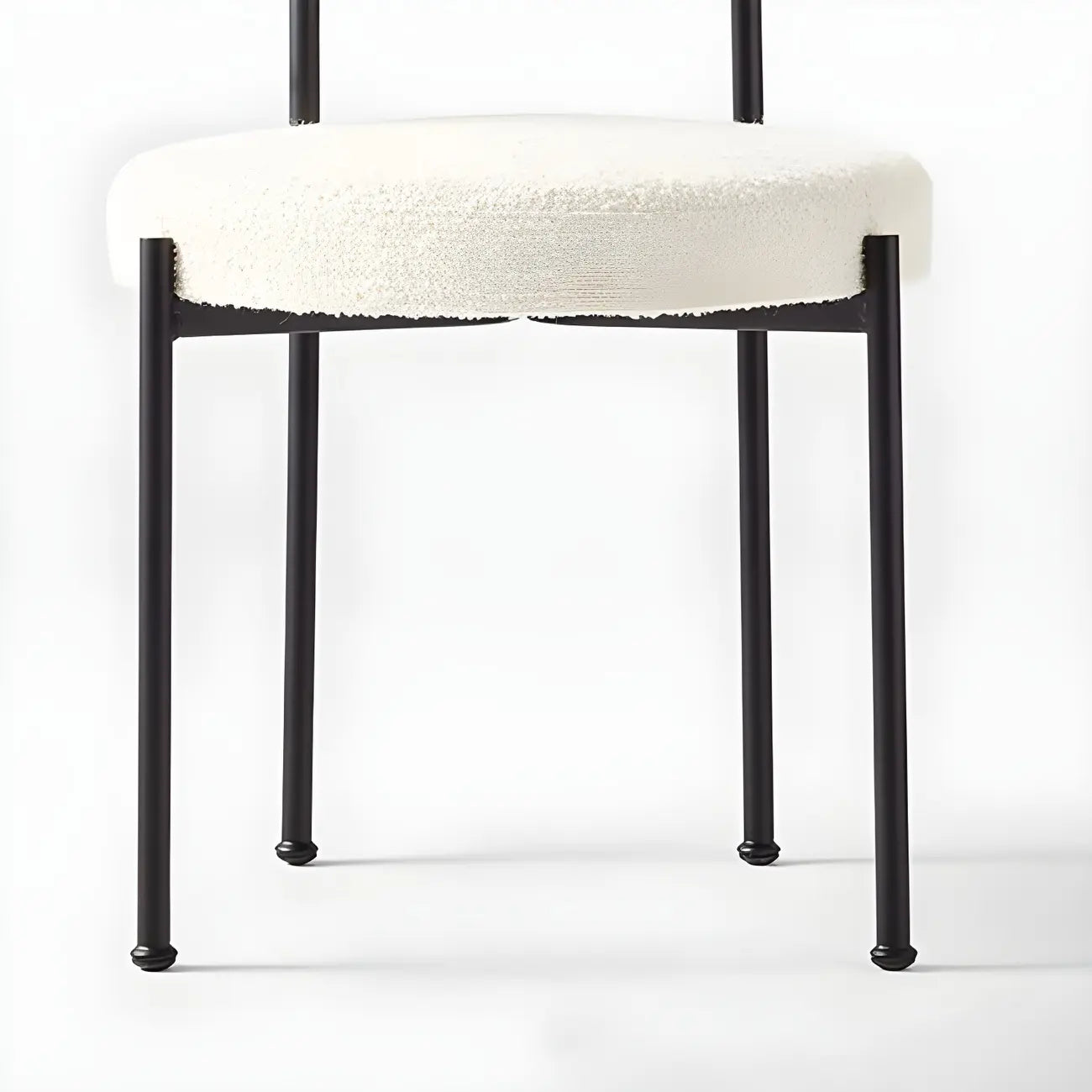 Chaises de salle à manger contemporaines recouvertes de tissu