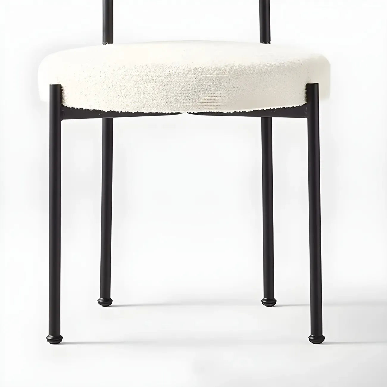 Chaises de salle à manger contemporaines recouvertes de tissu