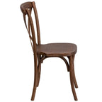 Set tavolo da fattoria pieghevole rustico 8 x 40 con 10 sedie a croce e cuscini