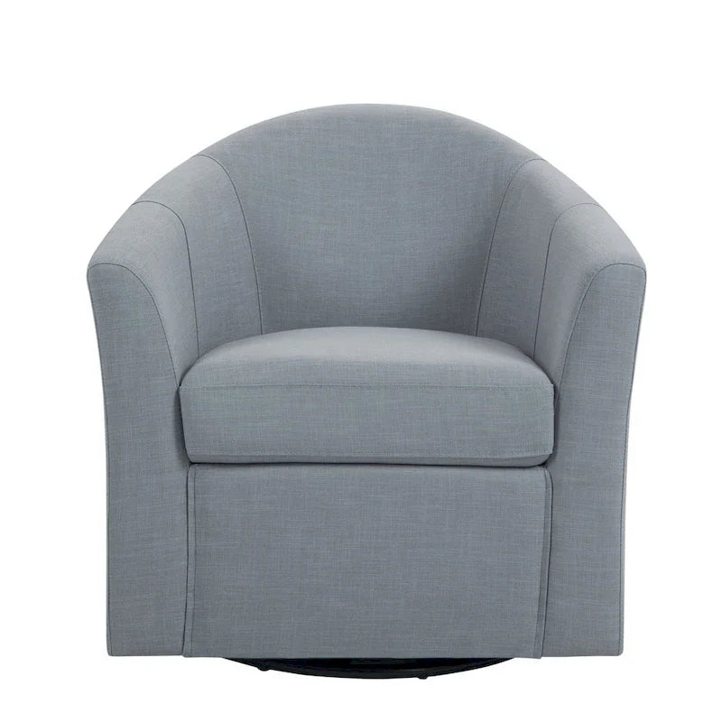 Lot de 2 fauteuils pivotants modernes avec accoudoirs pour salon