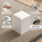 Table basse pliable à plateau relevable avec 4 tabourets et rangement