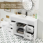 Ensemble meuble-lavabo Wavy Line 30/36/48 avec lavabo et robinet