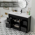 Ensemble meuble-lavabo Wavy Line 30/36/48 avec lavabo et robinet