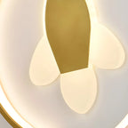 Applique murale LED circulaire avec motif dessin animé pour chambre d'enfant
