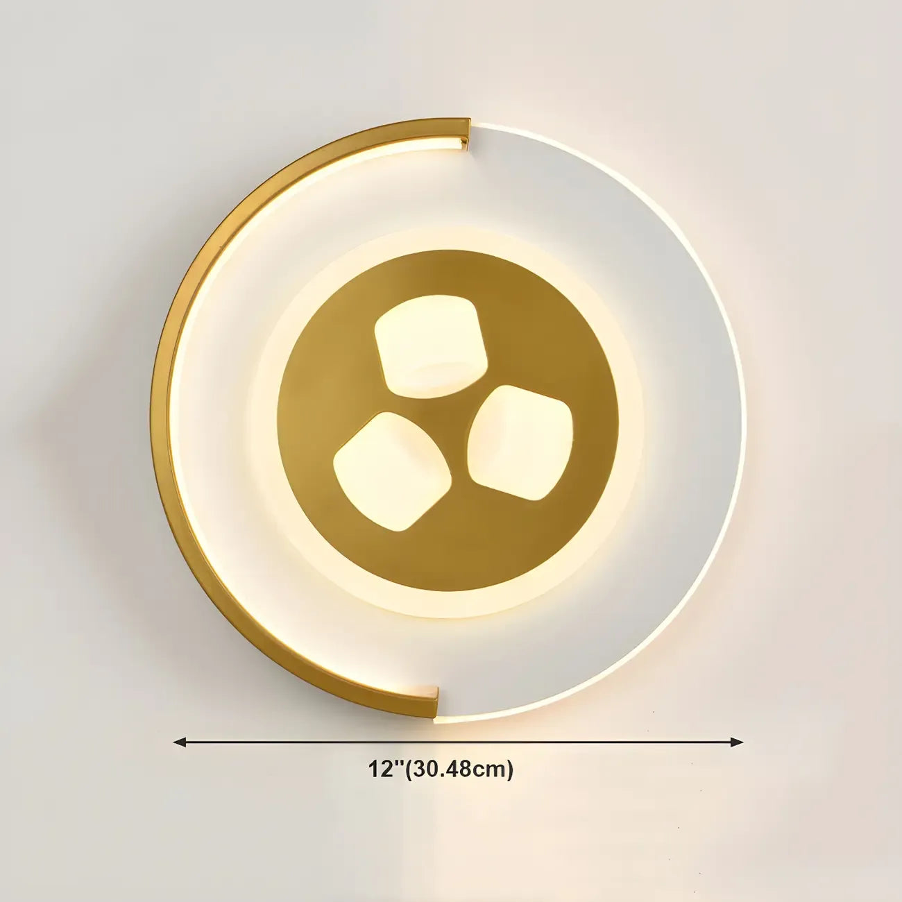 Applique murale LED circulaire avec motif dessin animé pour chambre d'enfant
