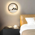 Applique murale LED circulaire pour chambre d'enfant avec télécommande