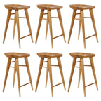 Tabouret de bar moderne en bois, hauteur comptoir, sans dossier