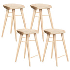 Tabouret de bar moderne en bois, hauteur comptoir, sans dossier