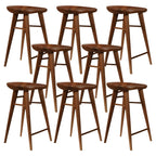 Tabouret de bar moderne en bois, hauteur comptoir, sans dossier