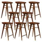 Tabouret de bar moderne en bois, hauteur comptoir, sans dossier