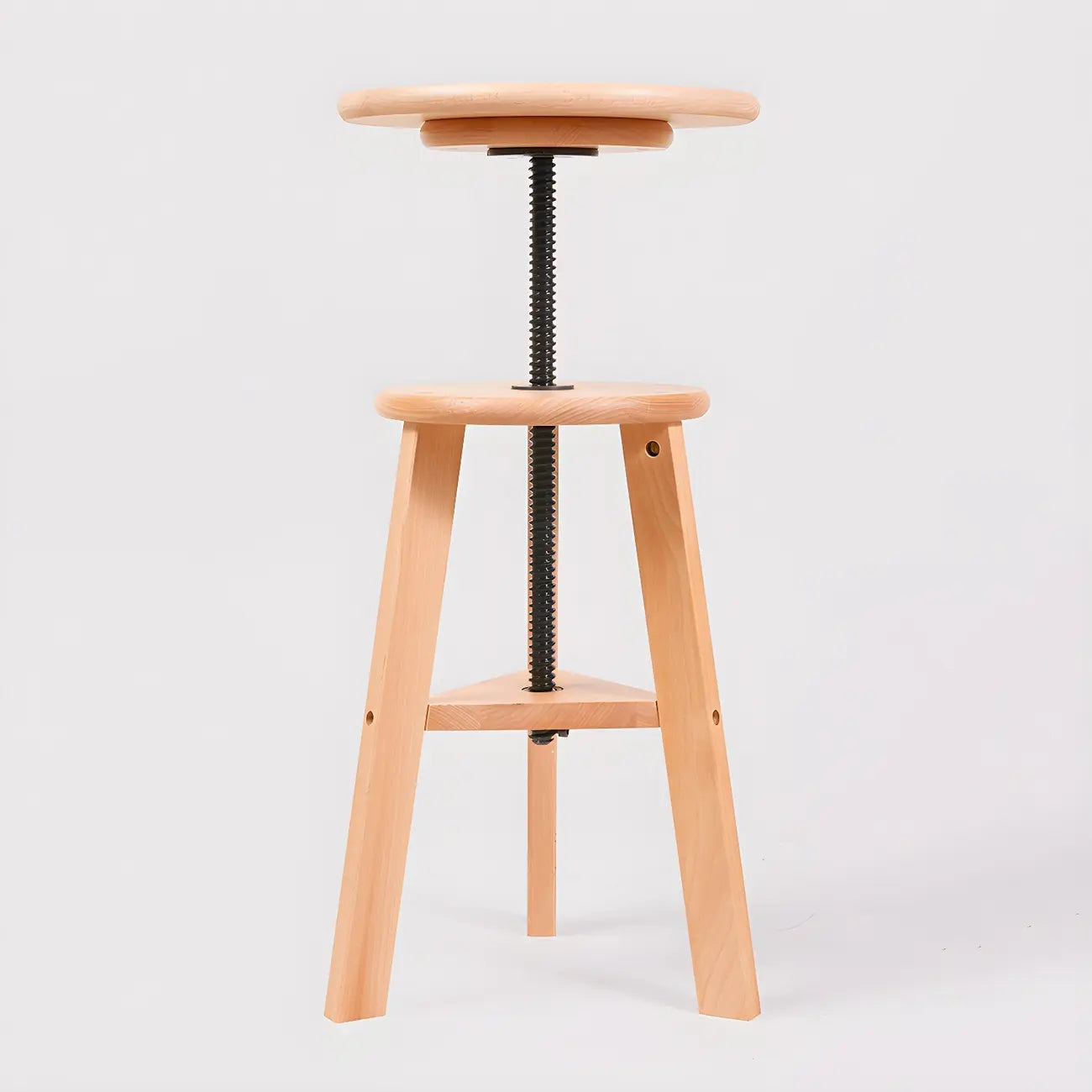 Tabourets de bar pivotants modernes en bois