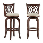 Tabouret de bar pivotant à dossier ajouré Rovinj