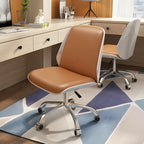 Fauteuil de bureau pivotant moderne en cuir