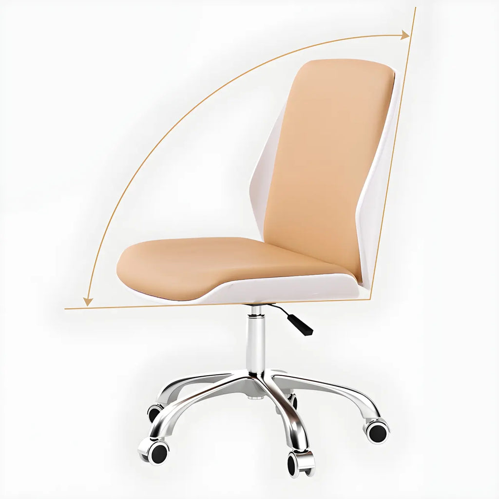 Fauteuil de bureau pivotant moderne en cuir