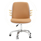 Fauteuil de bureau pivotant moderne en cuir