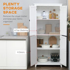 Mobile dispensa a colonna da cucina con ante e ripiani regolabili - N/D