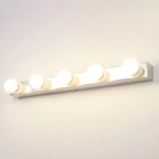 Luminaire moderne chromé à globe pour salle de bain