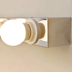 Luminaire moderne chromé à globe pour salle de bain
