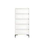 Commode double minimaliste en bois naturel avec rangement