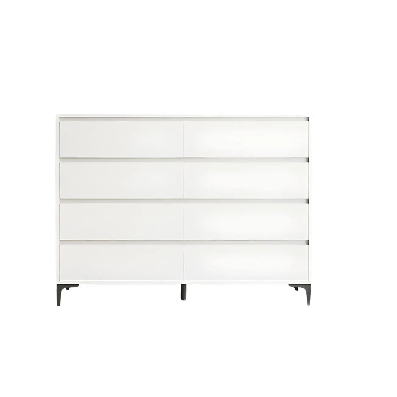 Commode double minimaliste en bois naturel avec rangement