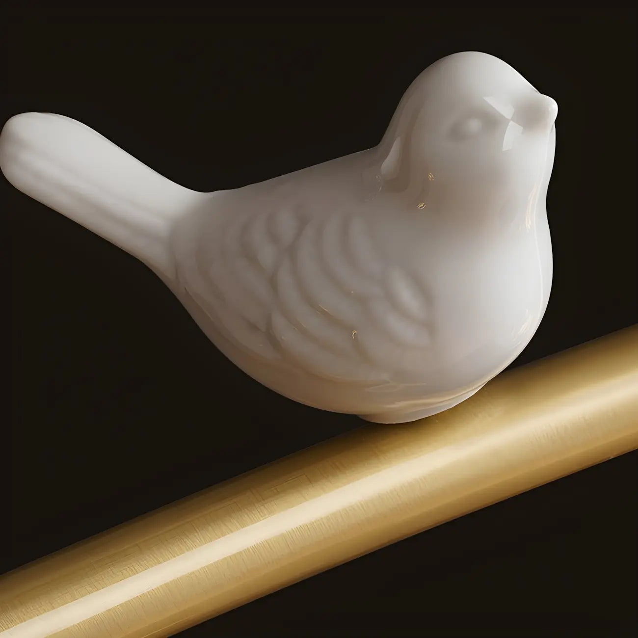 Suspension décorative moderne en cristal avec oiseaux