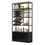 Étagère à vin autoportante et multifonctionnelle pour salon