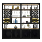 Étagère à vin autoportante et multifonctionnelle pour salon