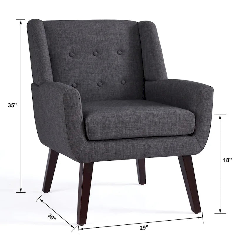 HUIMO Set di 2 poltrone moderne trapuntate