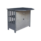 Meuble TV d'angle en bois massif de style Mission