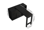 Buffet extensible de style campagnard en MDF noir