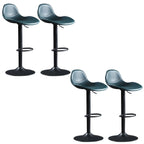 Tabourets de bar modernes en cuir réglables avec repose-pieds pour bar à domicile