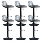Tabourets de bar modernes en cuir réglables avec repose-pieds pour bar à domicile