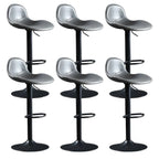 Tabourets de bar modernes en cuir réglables avec repose-pieds pour bar à domicile