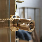 Vitrine avec étagère en verre transparent et cadre en métal noir