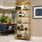 Vitrine Glam Black Standard avec portes vitrées
