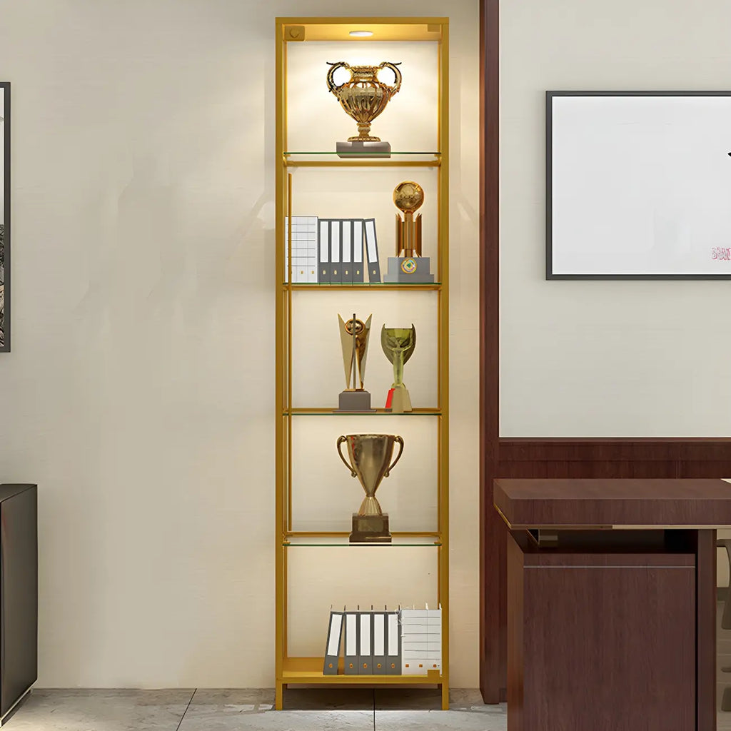 Vitrine Glam Black Standard avec portes vitrées