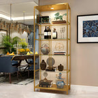 Vitrine Glam Black Standard avec portes vitrées