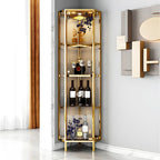 Vitrine Glam Black Standard avec portes vitrées