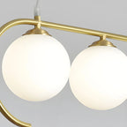 Suspension moderne en verre globe pour usage résidentiel