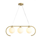 Suspension moderne en verre globe pour usage résidentiel