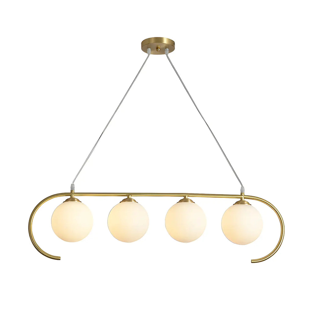 Suspension moderne en verre globe pour usage résidentiel