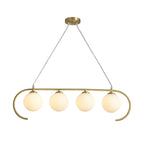 Suspension moderne en verre globe pour usage résidentiel